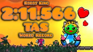 Robot King in 2:11.566 [TAS Former WR] | Geometry Dash TAS