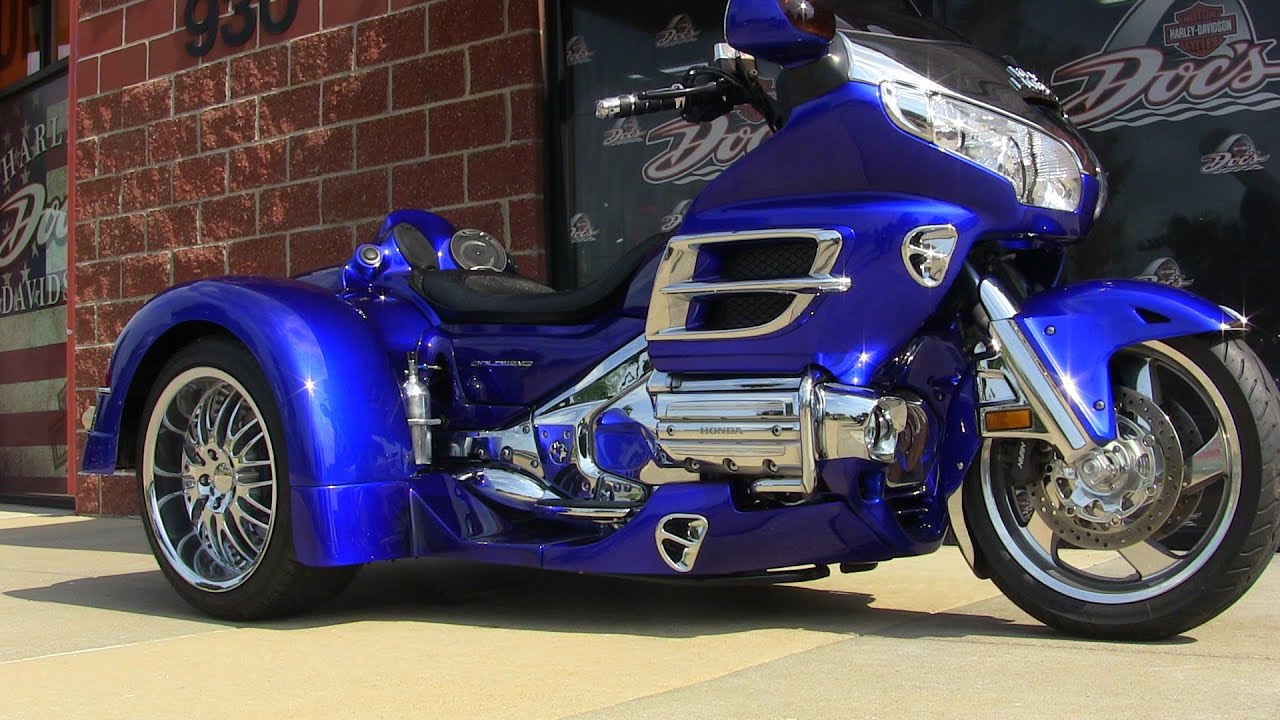 2010 Honda Goldwing Trike Conversion-806 Miles-ONLY $25,999!!! - YouTube