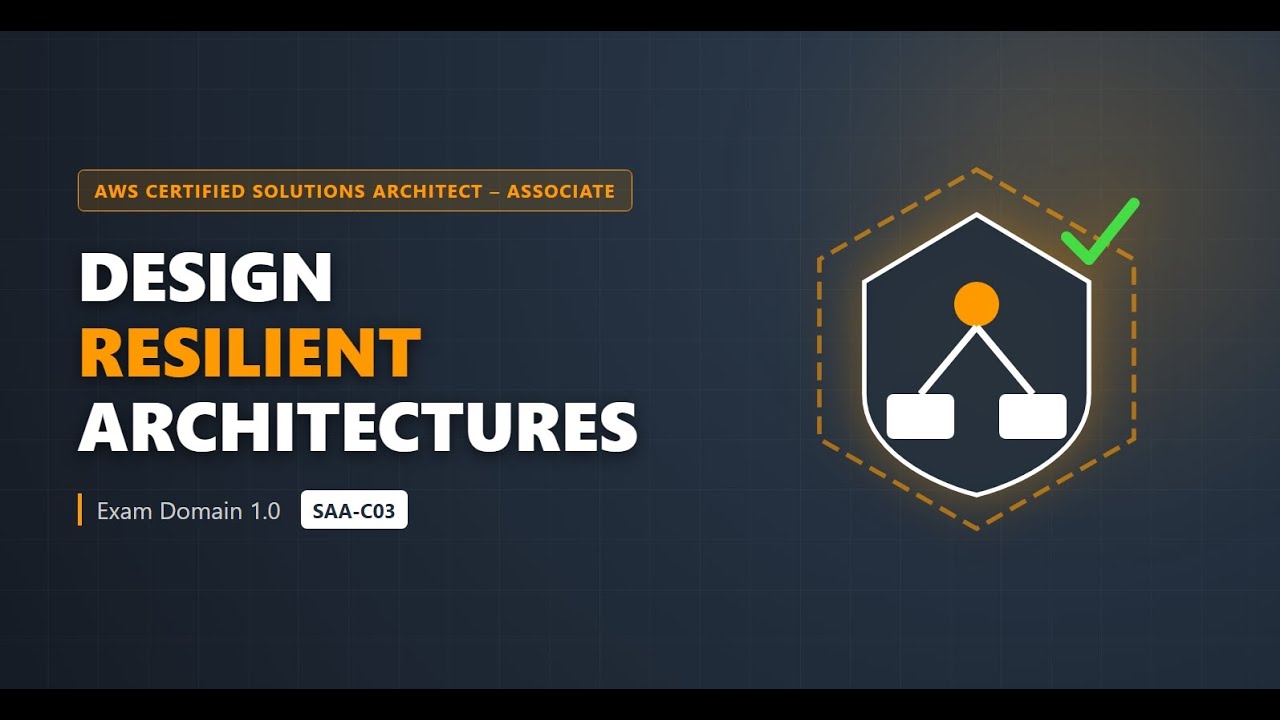 Explained - AWS DESIGN RESILIENT ARCHITECTURES | Exam Domain 1.0 (SAA-C03)