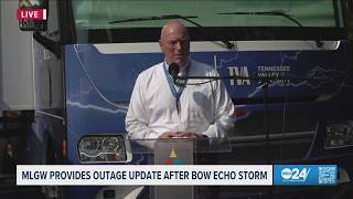 MLGW leadership offers storm recovery update on Tuesday