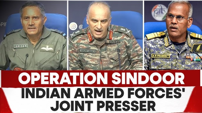 DGMOs of All Three Services Address Media on Operation Sindoor | DGMO Press  Briefing | N18G