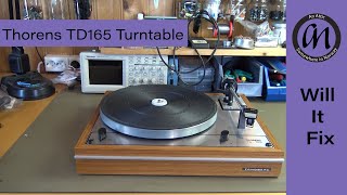 Thorens TD 165 Turntable fix and service