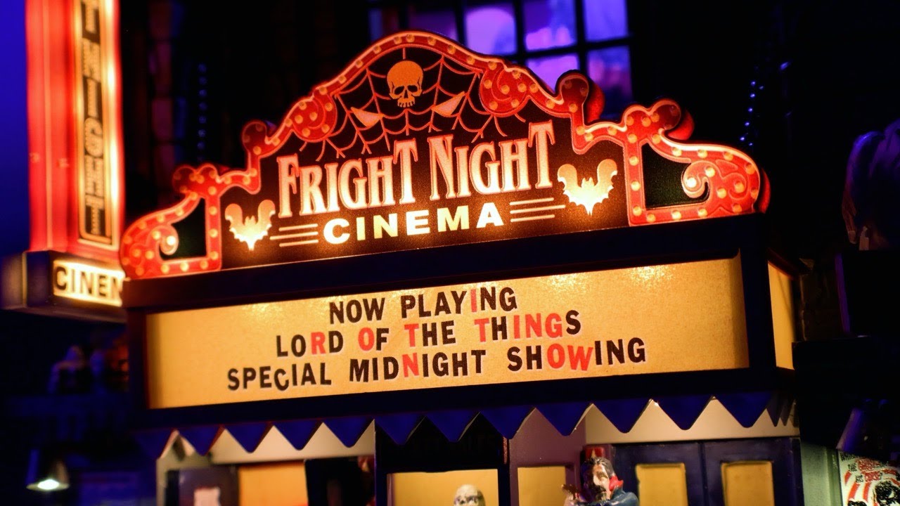 Lemax Spooky Town Fright Night Cinema Michaels Exclusive 2024 YouTube