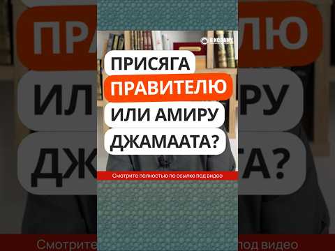 78.4 Присяга правителю или амиру джамаата? #Shorts Ринат Абу Мухаммад