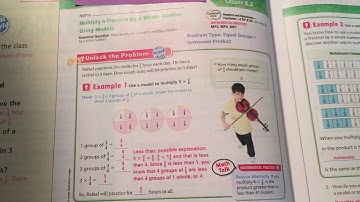 Fourth Grade Lesson 8.3 Multiplying fractions and whole numbers