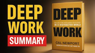 Deep Work by Cal Newport - How to Master Focus in a Distracted World | Book Summary ANIMATED)