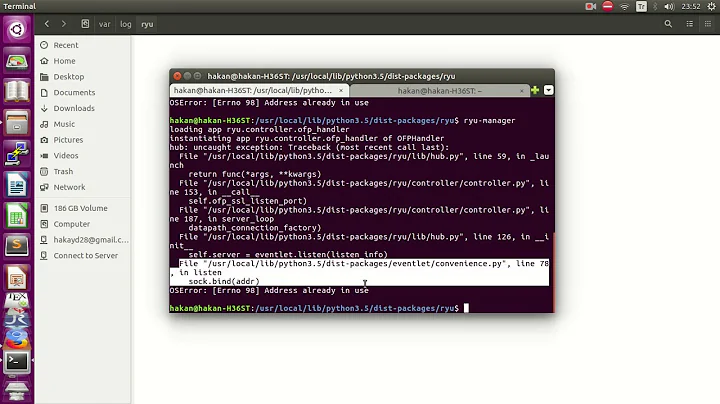 python socket.error: [Errno 98] Address already in use