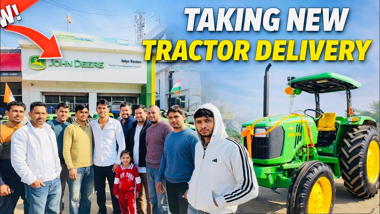 Finally brought 1st New john Deere tractor Delivery 🥰 || full system के sath 🤩