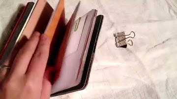 3x6 journal made with 6x6 paper pad