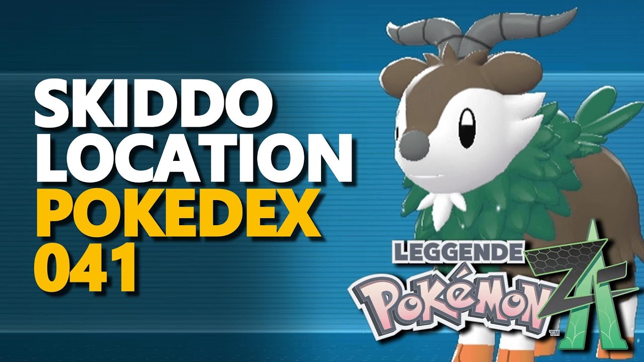 Skiddo Location - Pokedex 041 Pokemon Legends Z-A