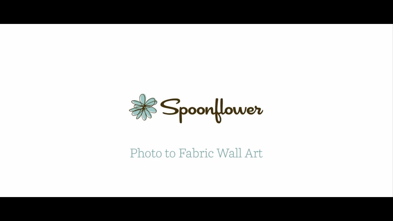 Custom DIY Canvas Wall Art Tutorial Spoonflower YouTube