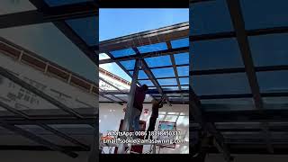 Amas Balcony Patio Cover Customized Aluminum Awning Villa Waterproof Terrace Canopy