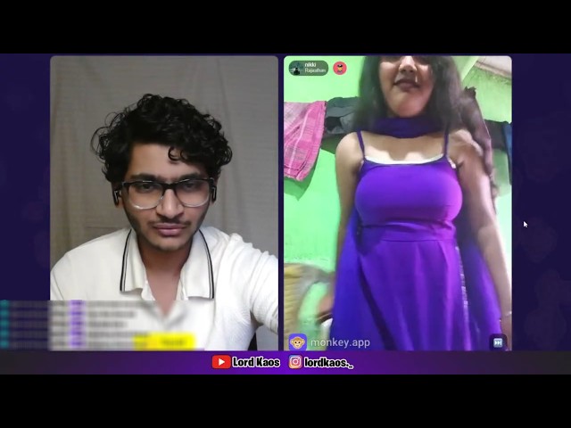 NAUGHTY TALK WITH HOT 👀 BENGALI GIRL ON MONKEY APP LIVE VIDEO 💥 LORD KAOS 💥