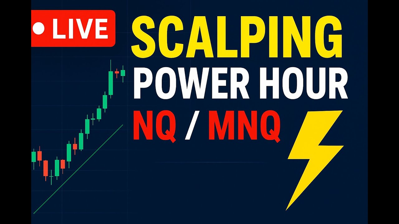 🔴 POWER HOUR LIVE NQ MNQ SCALPING | Day Trading Nasdaq Futures