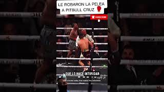 Pitbull manda a la lona a Lamont Roach 🥊💥#pitbullcruz #boxing ##boxeo #lamontroach #knockout