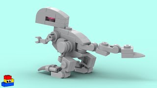 I made a mini ROBOT T-Rex out of LEGO (tutorial)