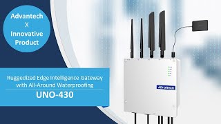 Ruggedized Edge Intelligence Gateway with All-Around Waterproofing: UNO-430, Advantech (EN)