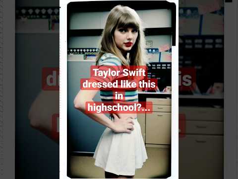 Leaked embarrassing pics of Taylor Swift in highschool. taylorswift ai vevo swifties aiart