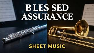 blessed assurance flute and trombone sheet music