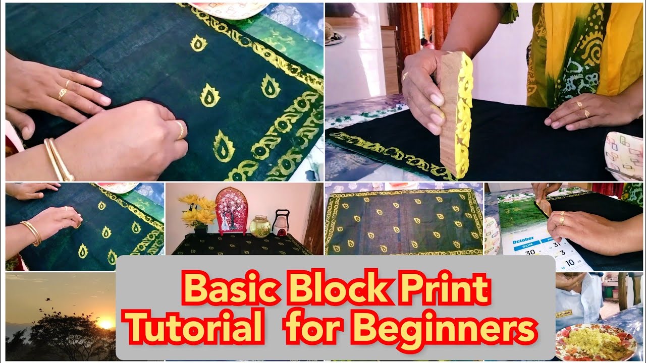 How To Block Printing On Fabric At Home Block Print Tutorial block how-to-block-printing-on-fabric-at-home-block-print-tutorial-block