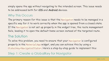 Resolving onSelectNotification Navigator Issues in Flutter When App is Closed