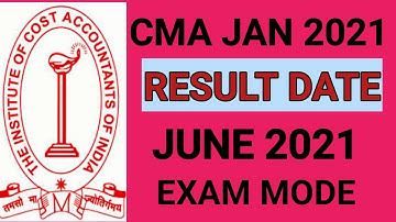Breaking News for All CMA STUDENTS | CMA JAN 2021 RESULT DATE || JUNE 2021 ONLINE OR OFFLINE #shorts