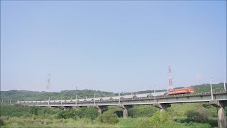 2021/01-(R100型)穀斗列車7101次,鳳山溪橋通過.