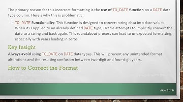 Understanding the Incorrect Year Format in Oracle SQL Date Formatting