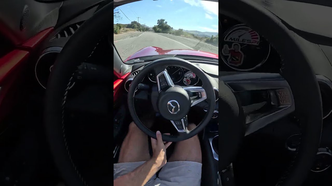 The MX 5 Miata Manual Is Made For Play POV Drive Shorts 