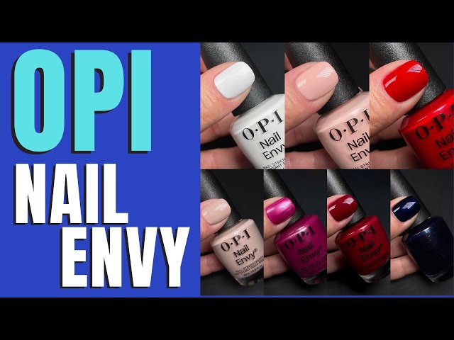 Amazon.com: OPI Nail Envy, Nail Strengthening Treatment, Stronger Nails in  1 Week, Vegan Formula, Sheer Soft Pink Finish, Pink To Envy, 0.5 fl oz :  Beauty & Personal Care