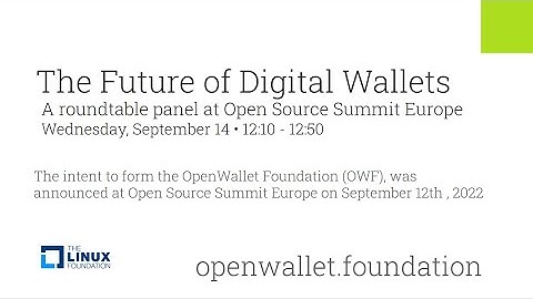 OpenWallet Foundation Roundtable