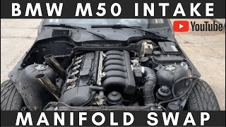 Full BMW M52TU / M54 To M50 Intake Manifold Conversion For The Z-Kart + We Prepare It For Boost!