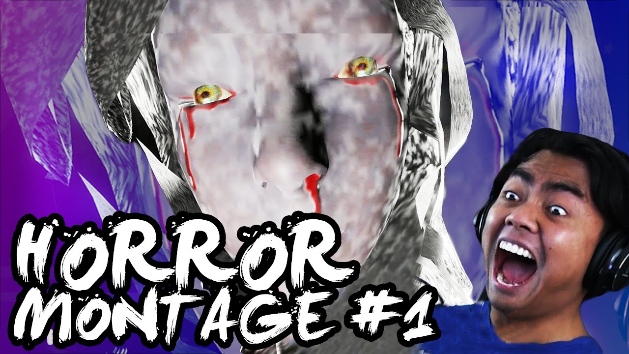 Funny Horror Game Montage Jumpscares 1 Youtube - guava juice roblox scary