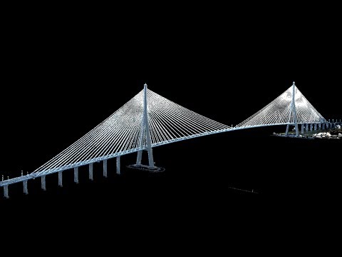 Numérisation 3D du Pont de Normandie // 3D scanning of 