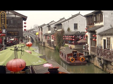 One Day in Suzhou/Jiangsu/China - Central Park/Guanqian/Humble Administrator Garden/Shantang 4K-UHD