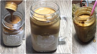 ايس كوفي بطريقة الكافيهات (قهوه مثلجه)|| ?iced coffee