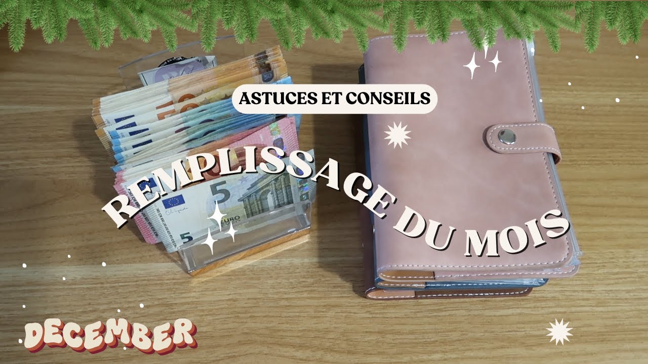 JE REMPLIS TOUTES MES ENVELOPPES de DÉCEMBRE 2025 💸✨ | Mon MEILLEUR remplissage du mois !