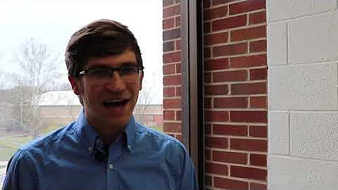 Undergraduate Matthew Connell describes his studen...