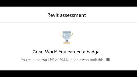 Autodesk Revit LinkedIn Assesment Quiz 2022 (Passed Over 85%)