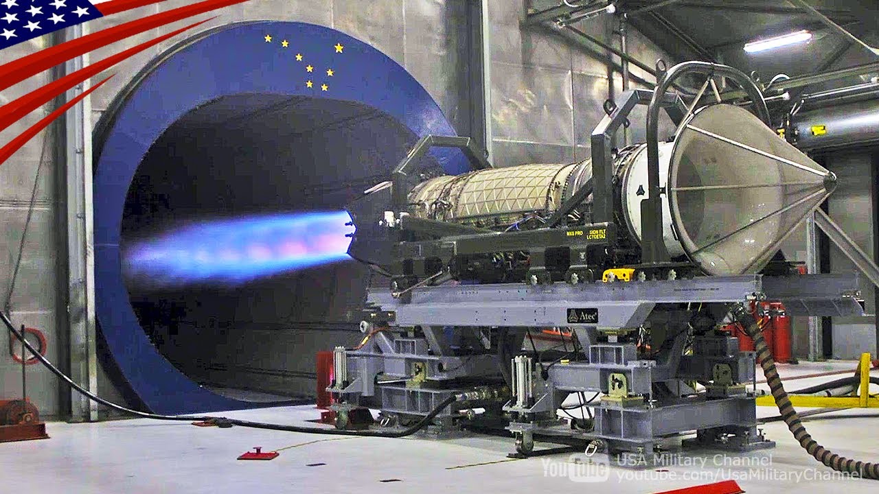 F-22 Raptor Jet Engine Test at Full Afterburner - YouTube