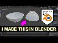 Blender 5.1 Tutorial: Model a Realistic Ceramic Bowl Using UV Sphere & Solidify Modifier