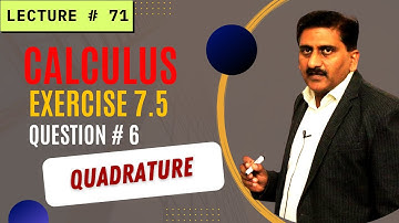 71. calculus by s m yusuf chapter 7 plane curve-II Exercise 7.5  Q. 6