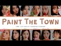 Loona    paint the town ptt  color coded lyrics hanromeng