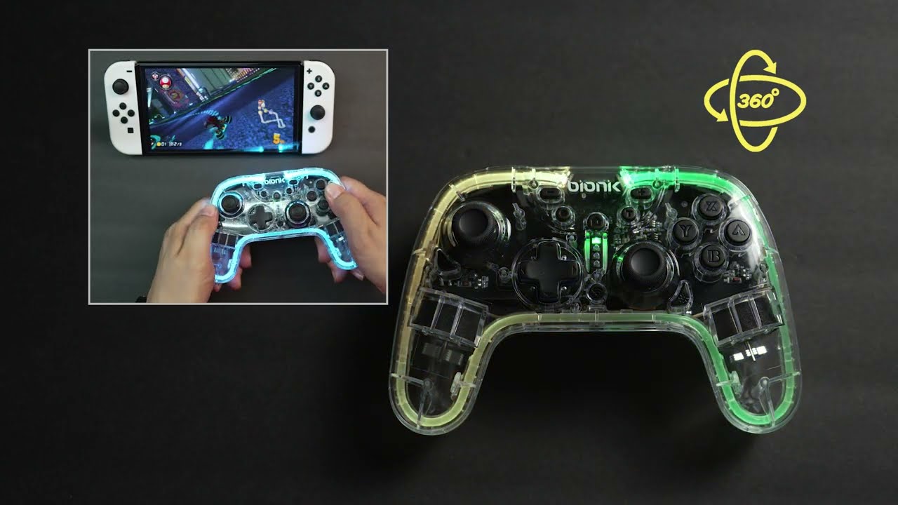 for NeoGlow YouTube - Controller Nintendo Switch