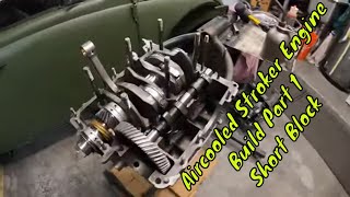 Volkswagen Aircooled 2007cc Stroker Engine Assembly,  Part 1  The Short Block