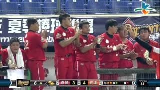 20140806-2 爆米花 綺麗vs威達 6上 宜東孝車步邊安打建功 追平比數啦