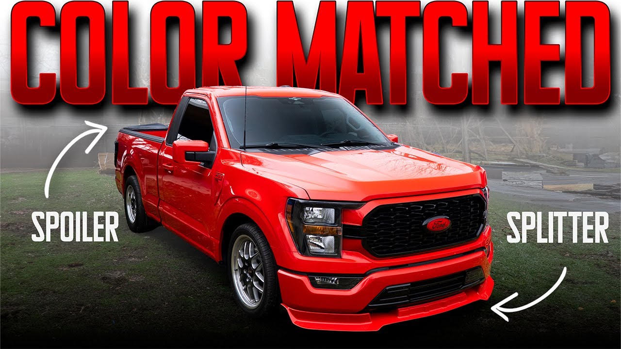 Color Matching My Supercharged F150 + Installing a Splitter & Spoiler