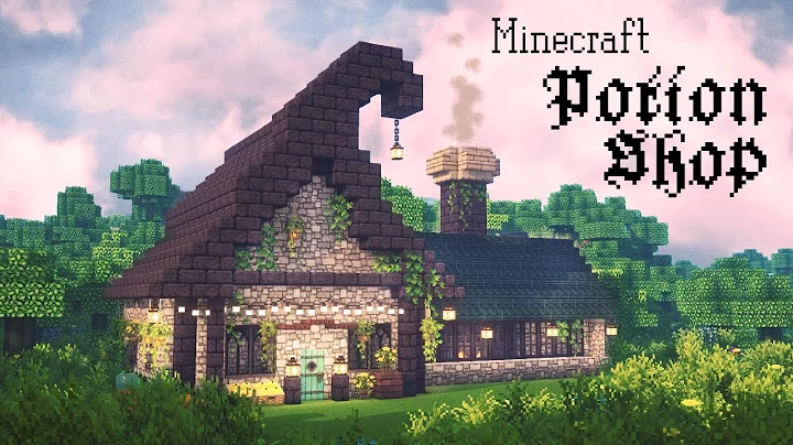Aesthetic Minecraft ✨ Fairytale Potion Shop 🔮🌿✨ Speed Build CIT Ghoulcraft Mizunos ✨ Kelpie The Fox