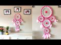 DIY Dream Catcher || Wall Hanging||  HOME DECOR || Best out of waste || Iris Craft Corner 87