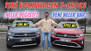 Yeni VW TCross Testi  RLine ile Style Donanım Arasındaki Farklar Neler?